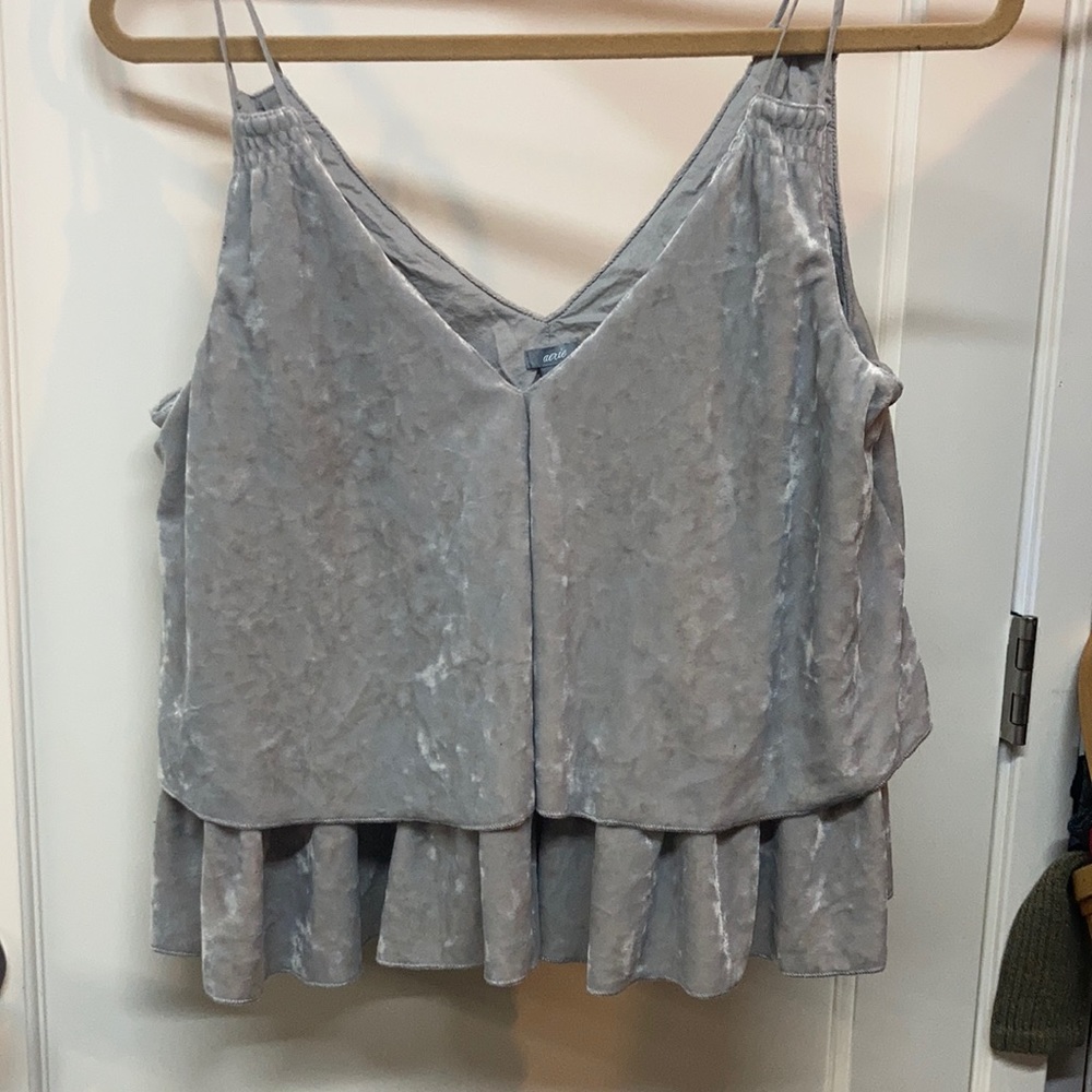 Aerie suede tank top